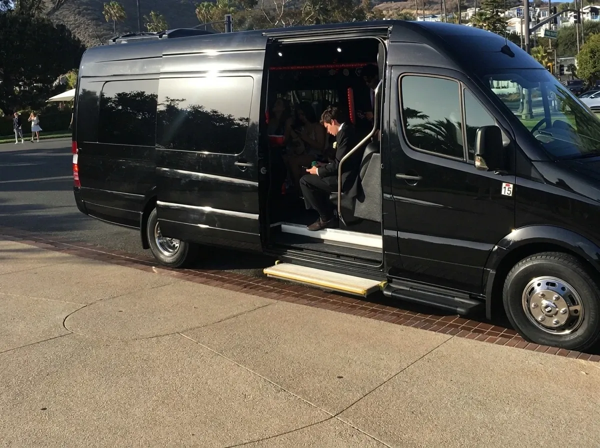 Mercedes-Benz Limousine Sprinter Mercedes-Benz Limousine Sprinter, black – for rent
