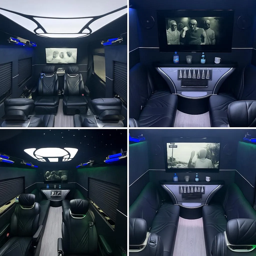 Mercedes-Benz Party Limousine Sprinter in Nyack, NY Mercedes-Benz Party Limousine Sprinter for party bus rental