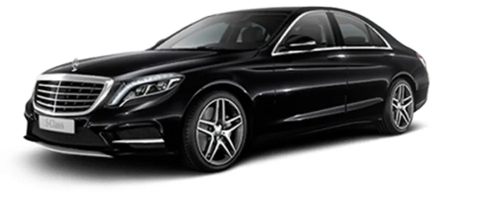Black Mercedes-Benz S-Class Mercedes-Benz S-Class, black – for rent