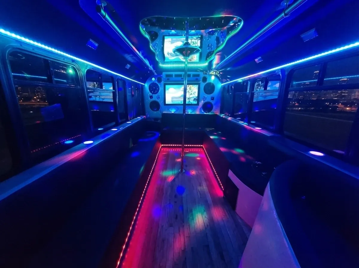 25 Passenger Party Bus, black (2)