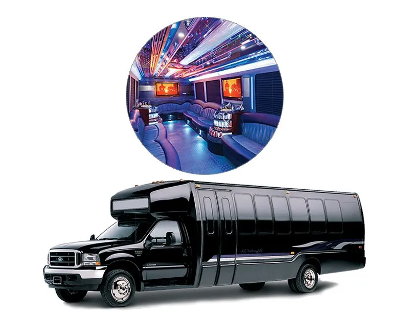 Party Limo Bus — Fleet 24–32 Passengers Party Limo Bus — Fleet 24–32 Passengers for party bus rental