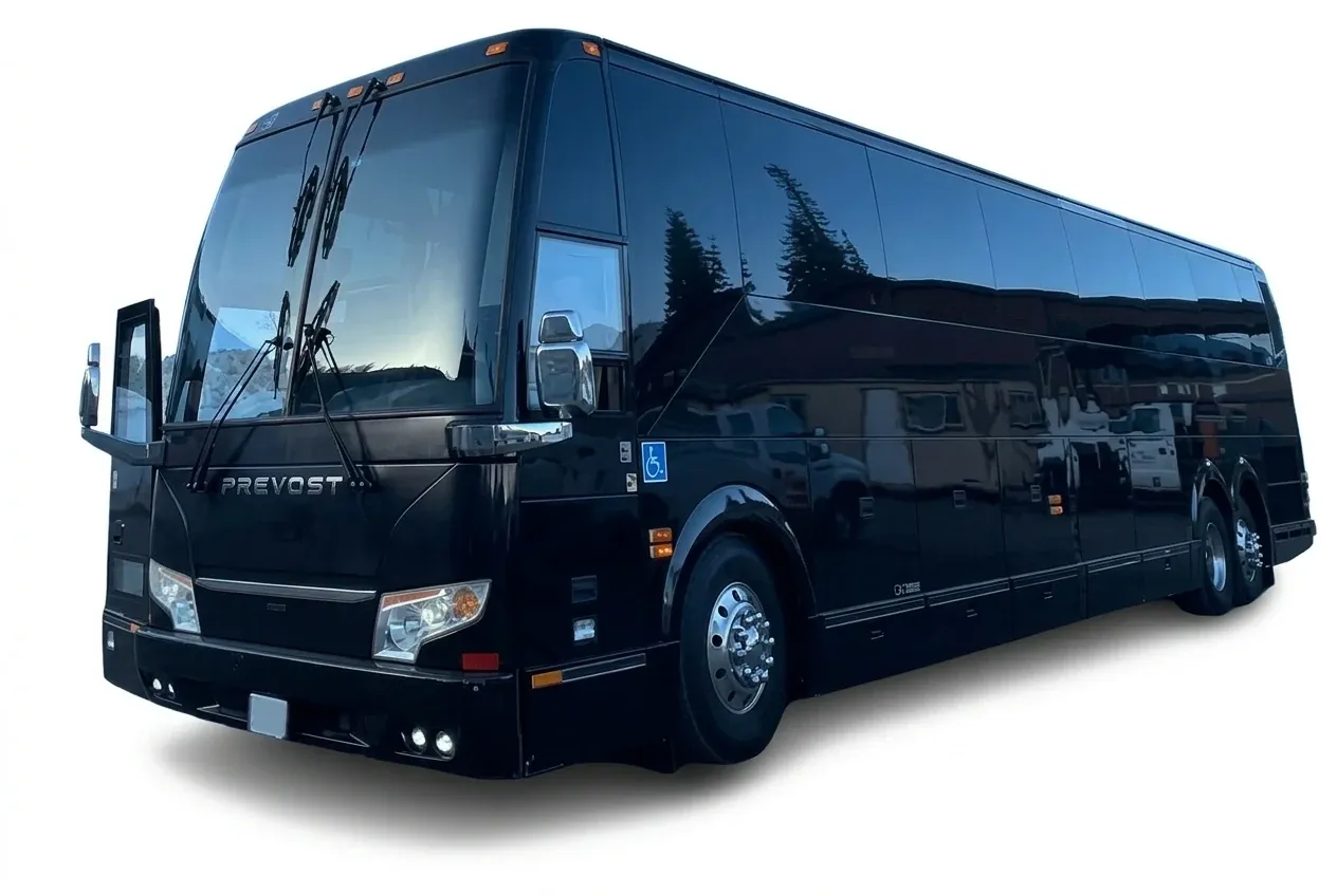 Prevost Motorcoach, black – for rent