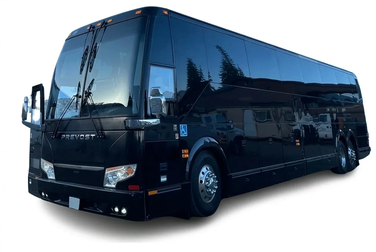 Black Prevost Motorcoach Prevost Motorcoach, black – for rent