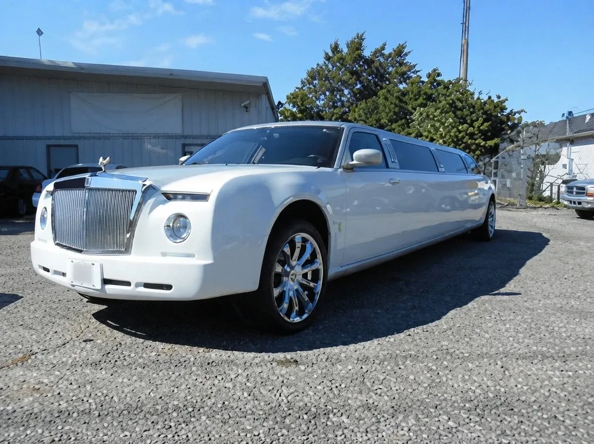 Rolls-Royce Limousine, white (3)