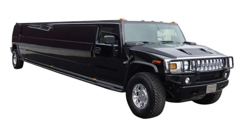 Super Stretch Black Hummer H2 in Boise, ID Super Stretch Black Hummer H2 for limo rental