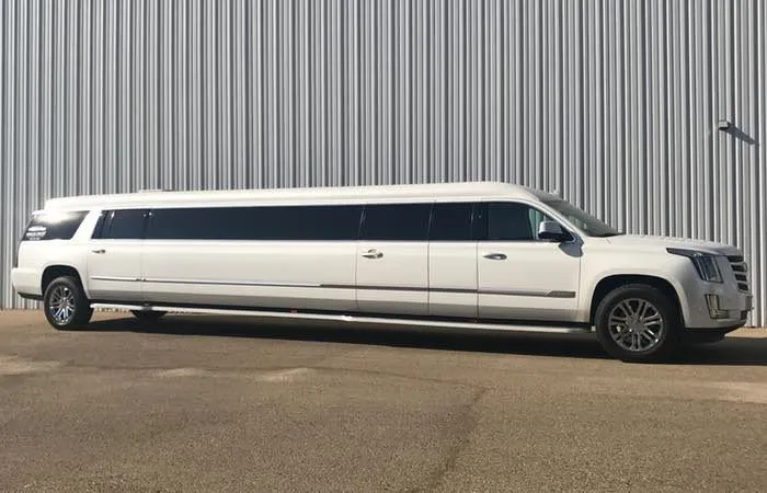 White Cadillac Escalade Limo White Cadillac Escalade Limo for limo rental
