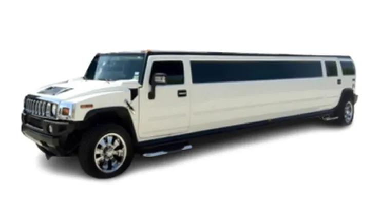 White Hummer Stretch Limousine – for rent
