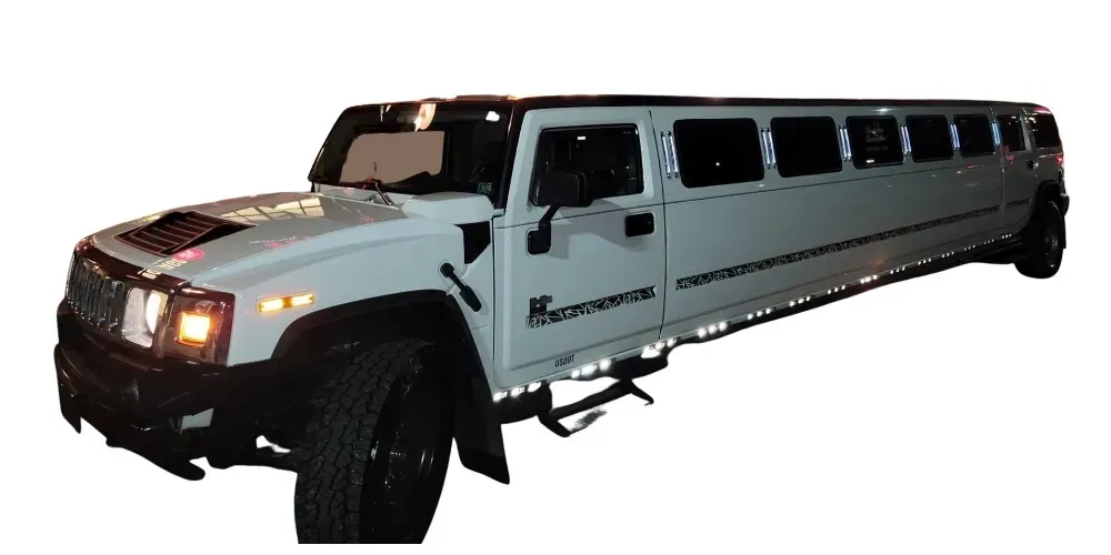 White Hummer for limo rental